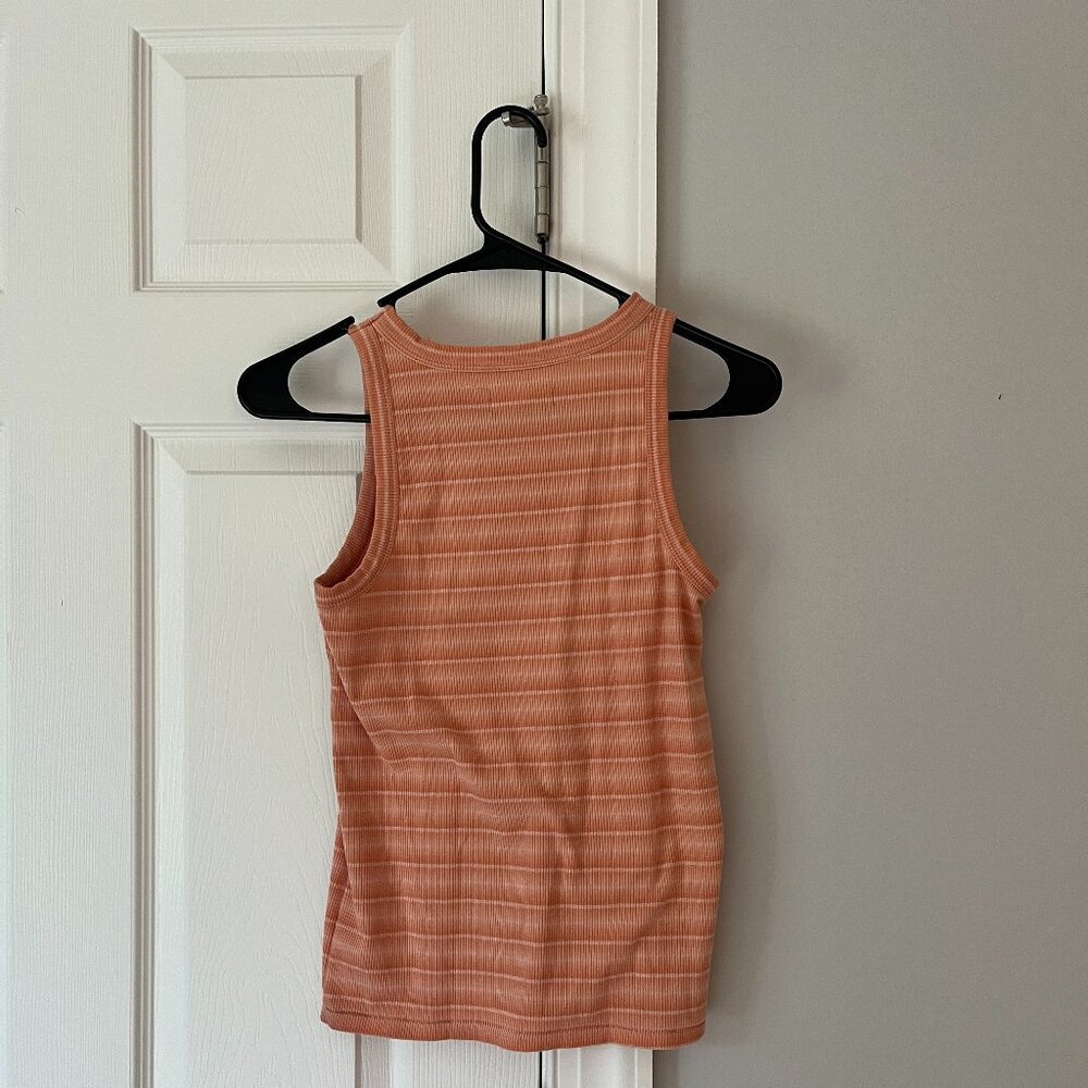 *Madewell* Westville Ribbed Tank Top | Peach Sweet Tulip Color | XXS | EUC - Picture 6 of 13